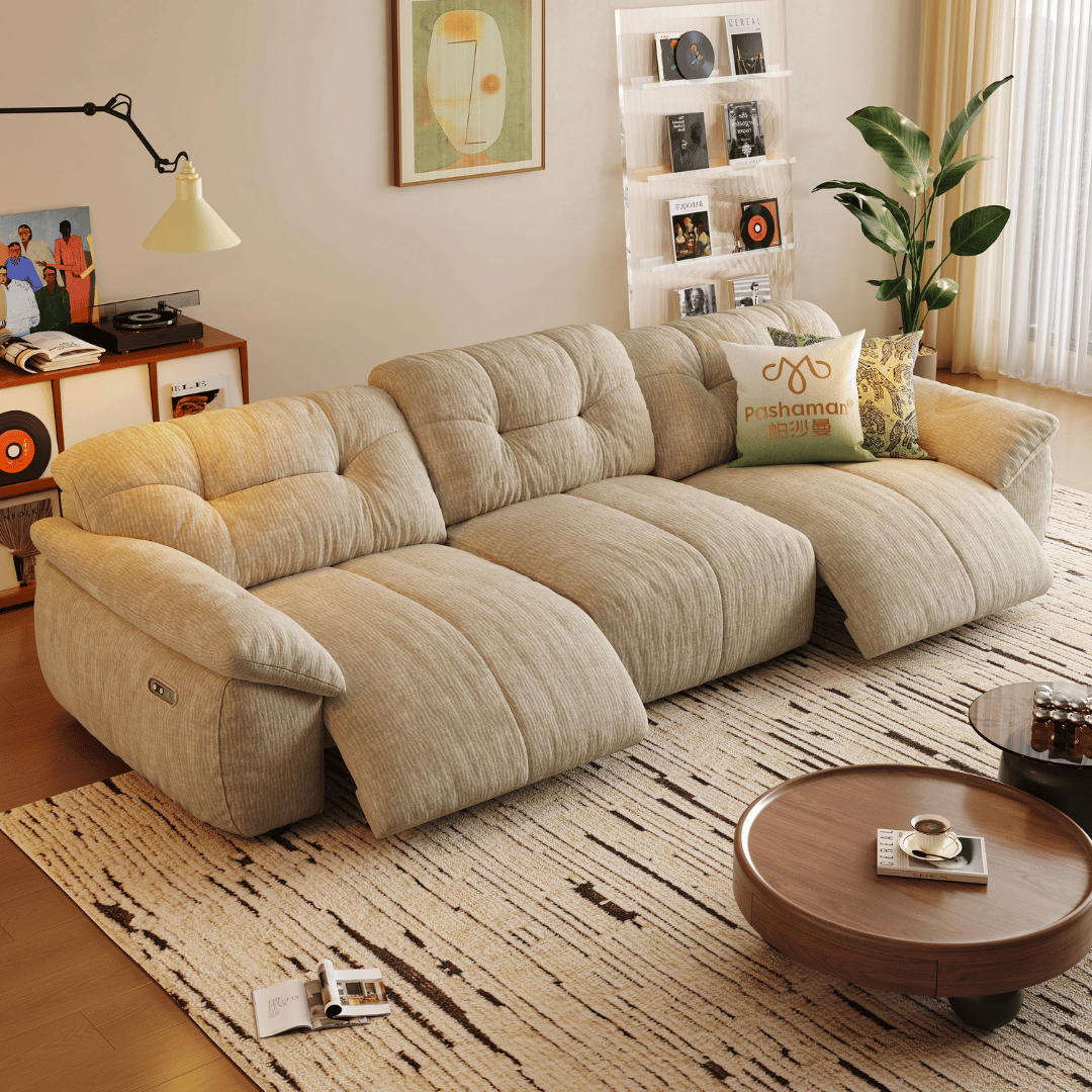 Lorenza Fabric Recliner Sofa by Esteller (Water Repellent)
