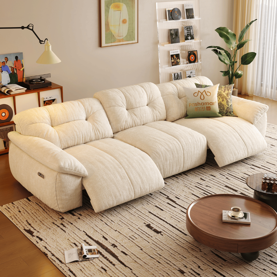 Lorenza Fabric Recliner Sofa by Esteller (Water Repellent)