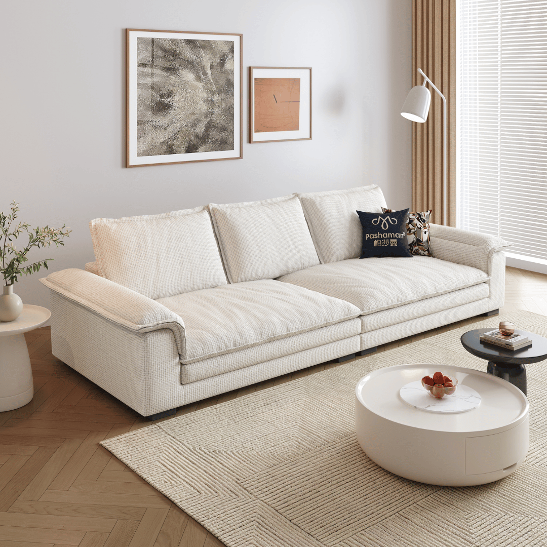 Boane Fabric Sofa by Esteller (Pet & Friendly & Comes with USB Charger)