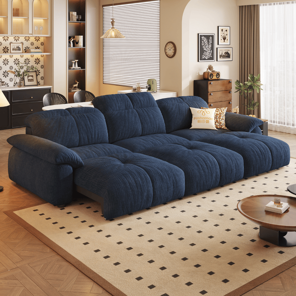 Wriggs Fabric Electric Sofa Bed by Esteller (Water Repellent & App + Remote Control)