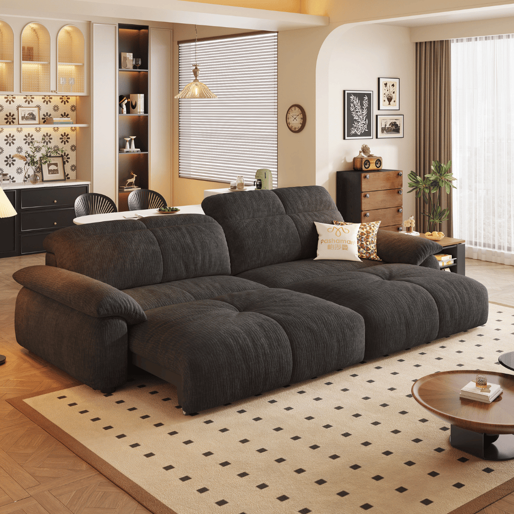 Wriggs Fabric Electric Sofa Bed by Esteller (Water Repellent & App + Remote Control)
