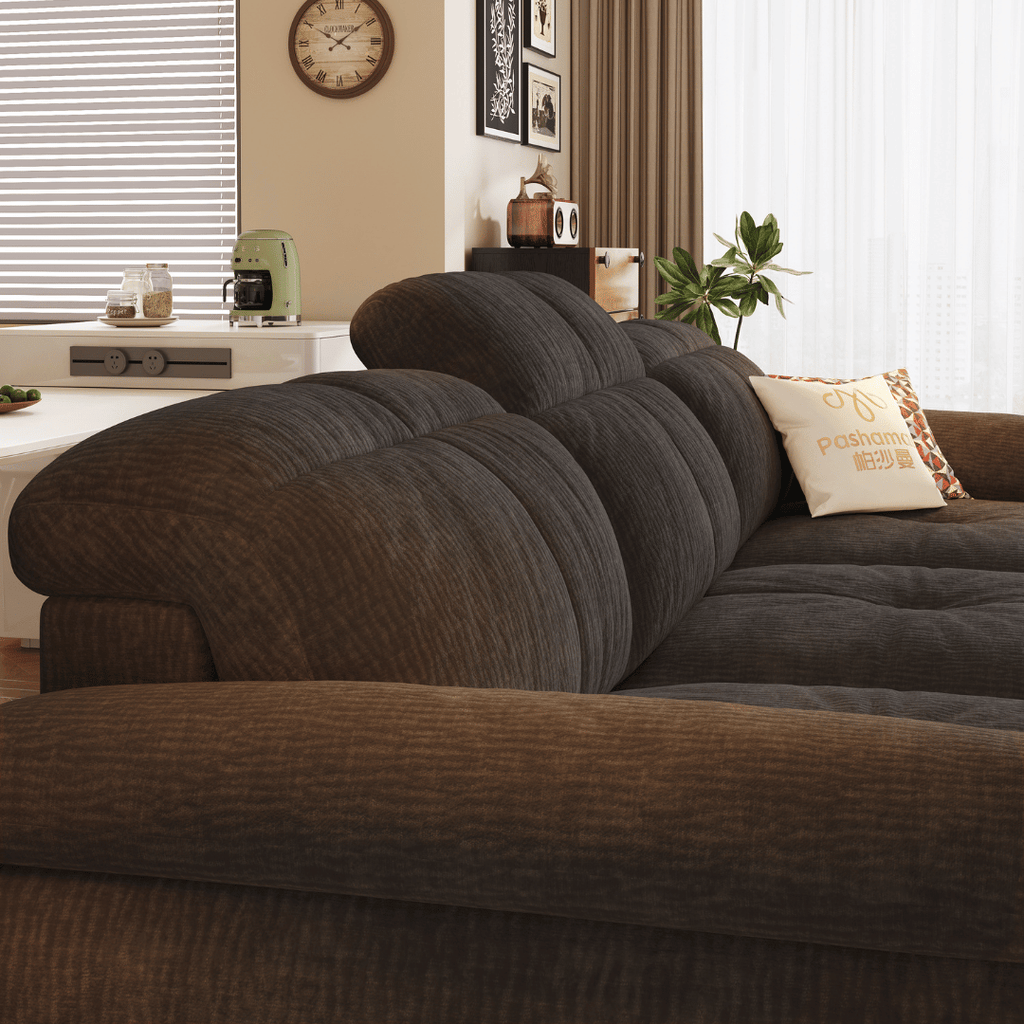 Wriggs Fabric Electric Sofa Bed by Esteller (Water Repellent & App + Remote Control)