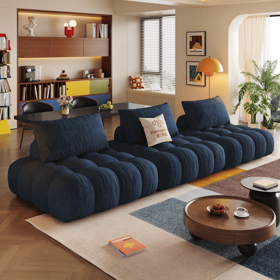 Cloude Modular Chenille Fabric Sofa by Esteller (Water Repellent)