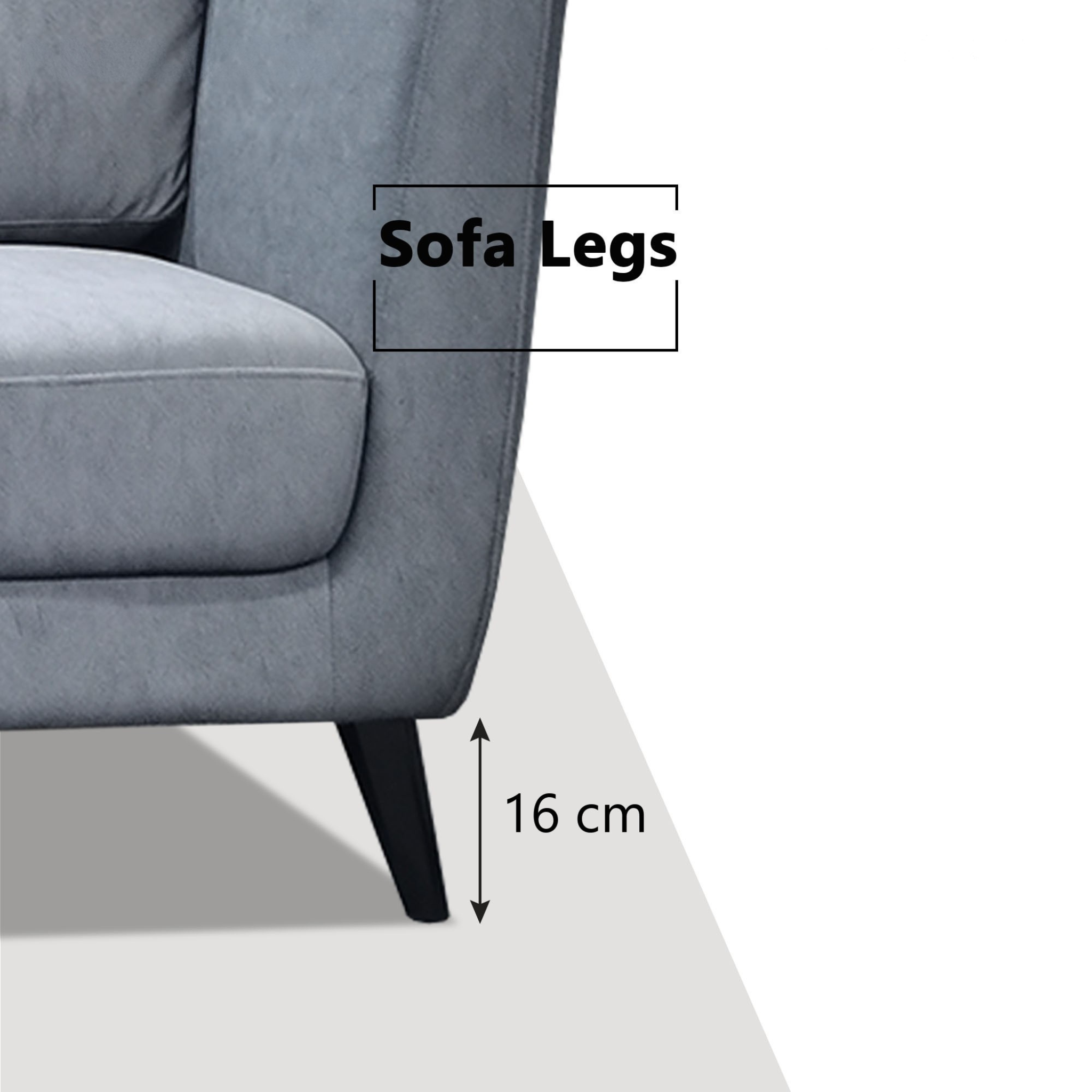 Brazira Fabric Sofa by Esteller (Pet Friendly & Easy Clean)