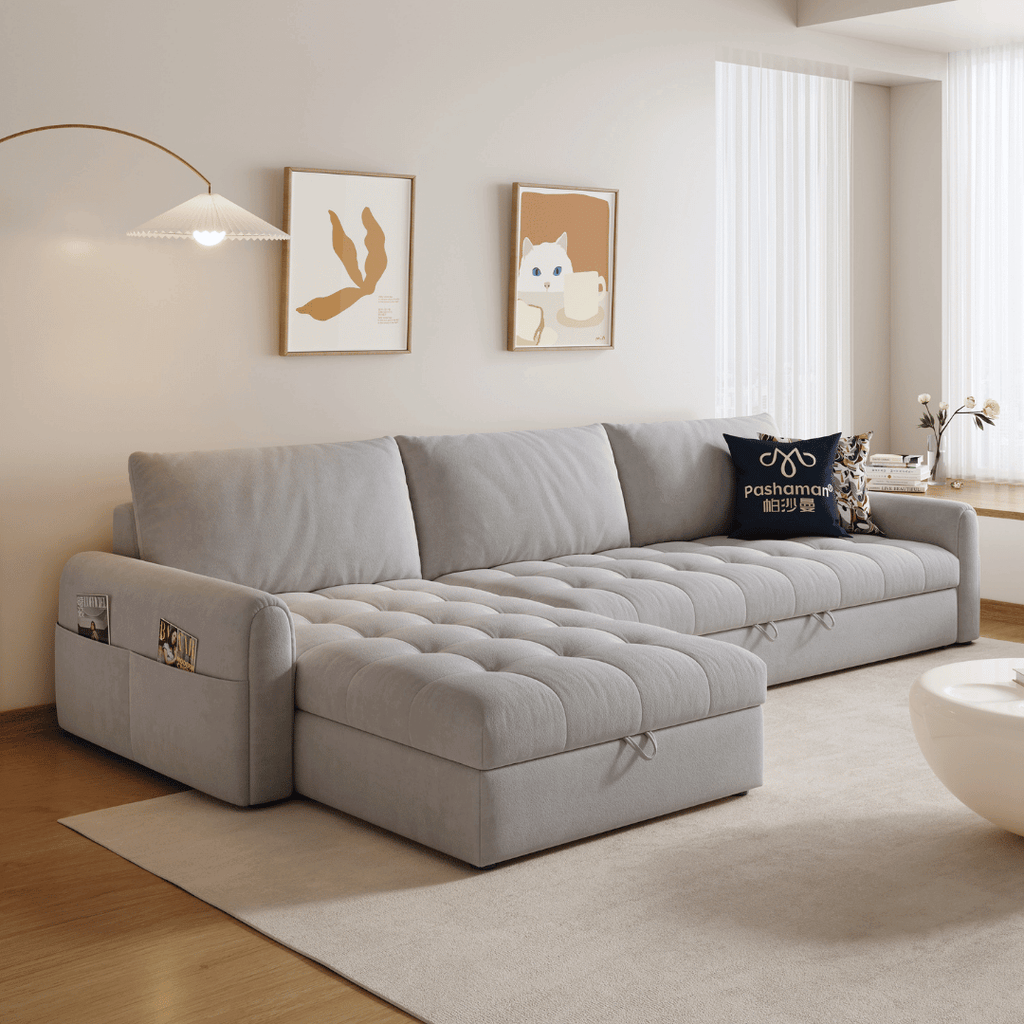 Perlino Fabric Sofa Bed by Esteller (Water Repellent & Pet Friendly)