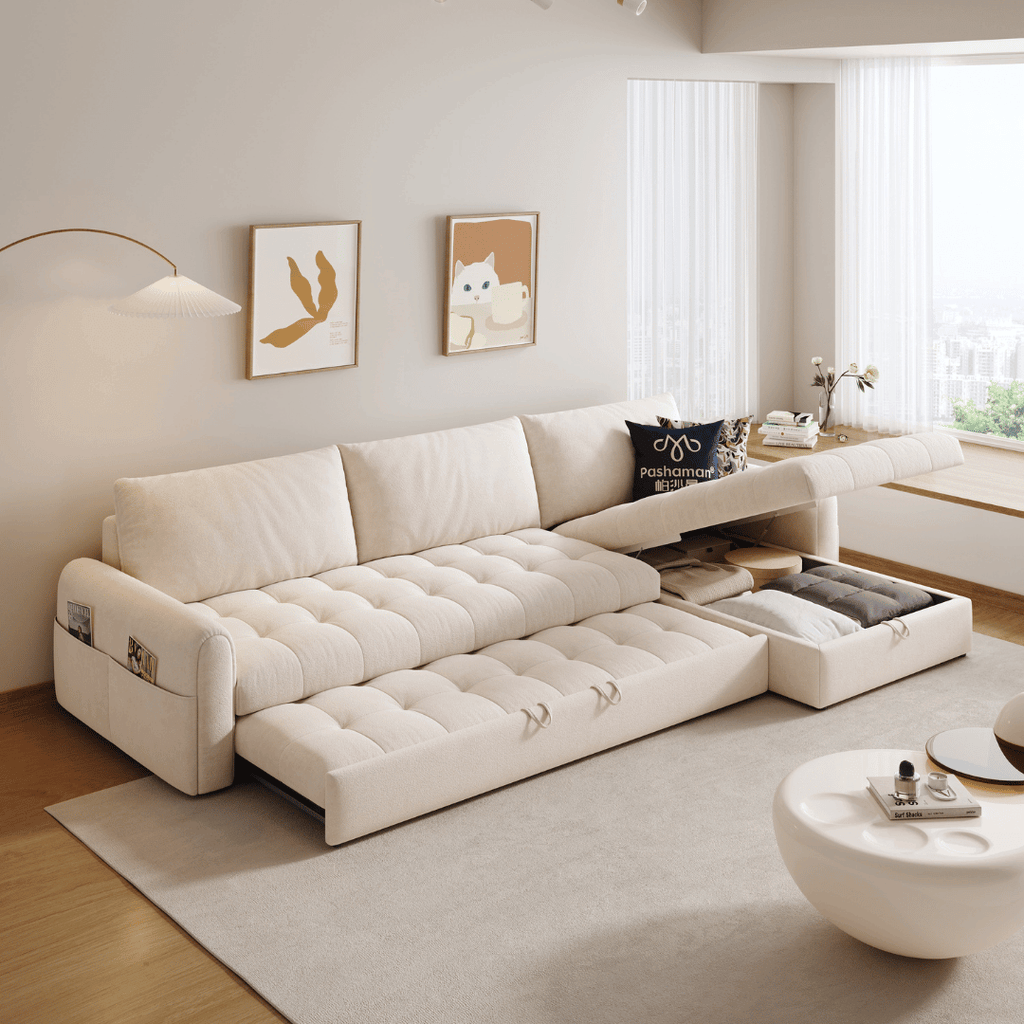 Perlino Fabric Sofa Bed by Esteller (Water Repellent & Pet Friendly)