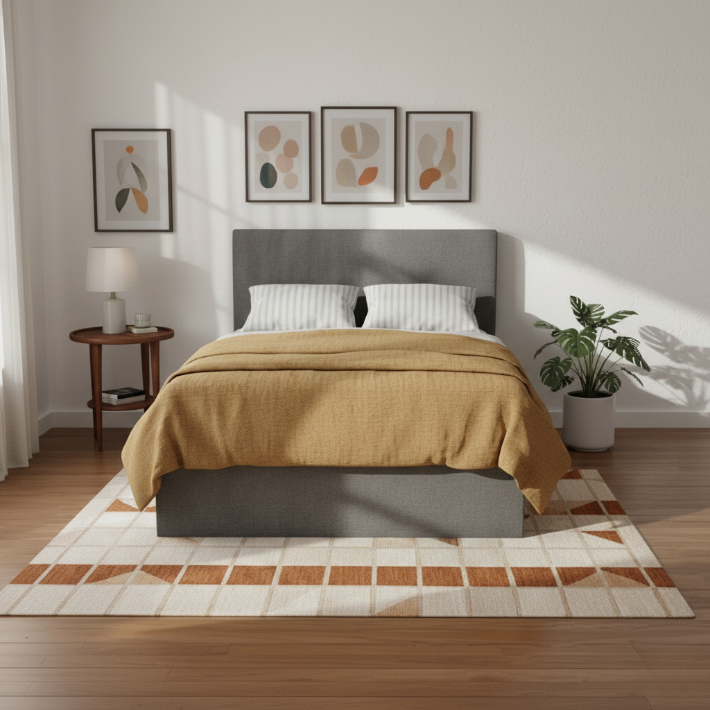 Devonne Grey Fabric Storage Bed (Pet Friendly & Water Repellent)