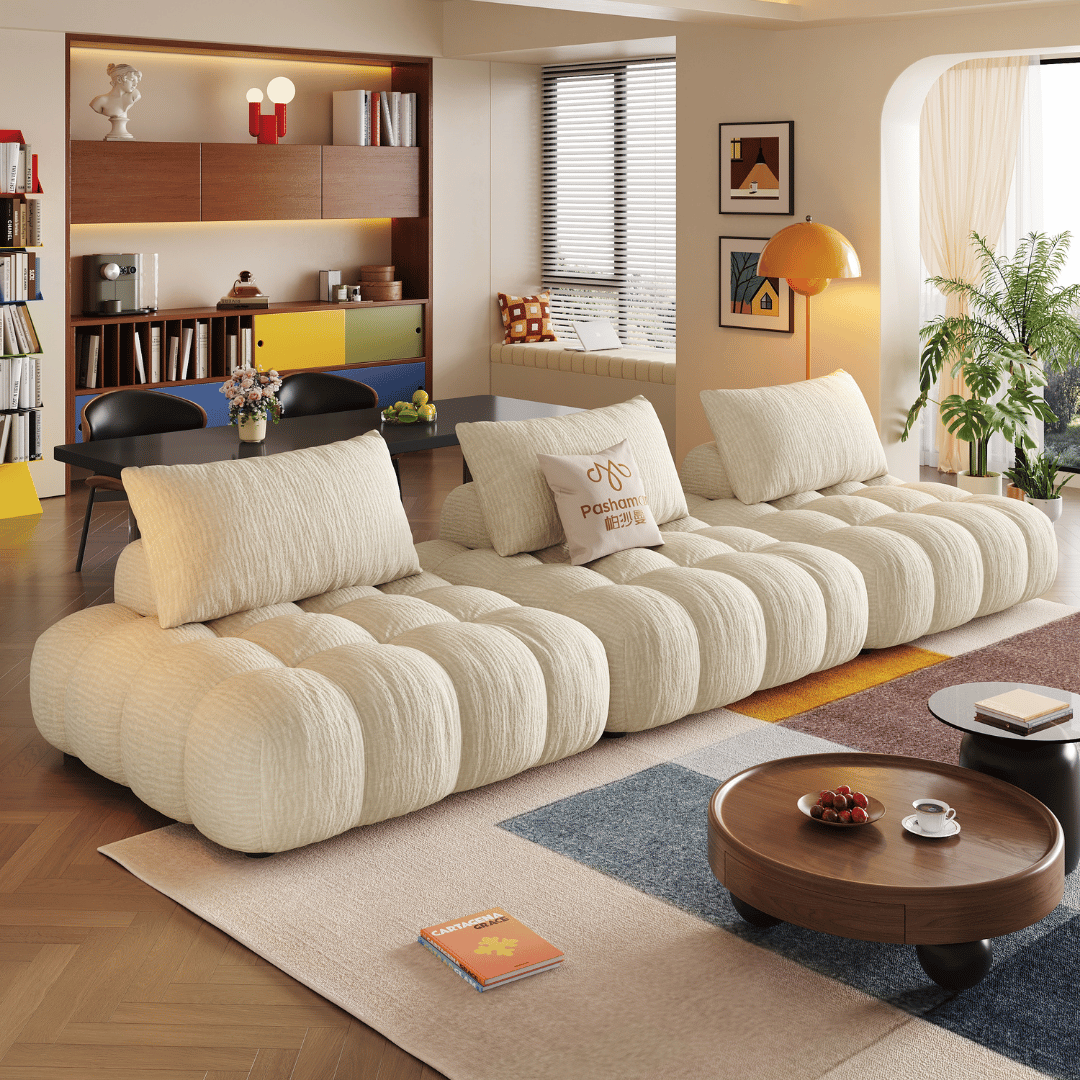 Cloude Modular Chenille Fabric Sofa by Esteller (Water Repellent)
