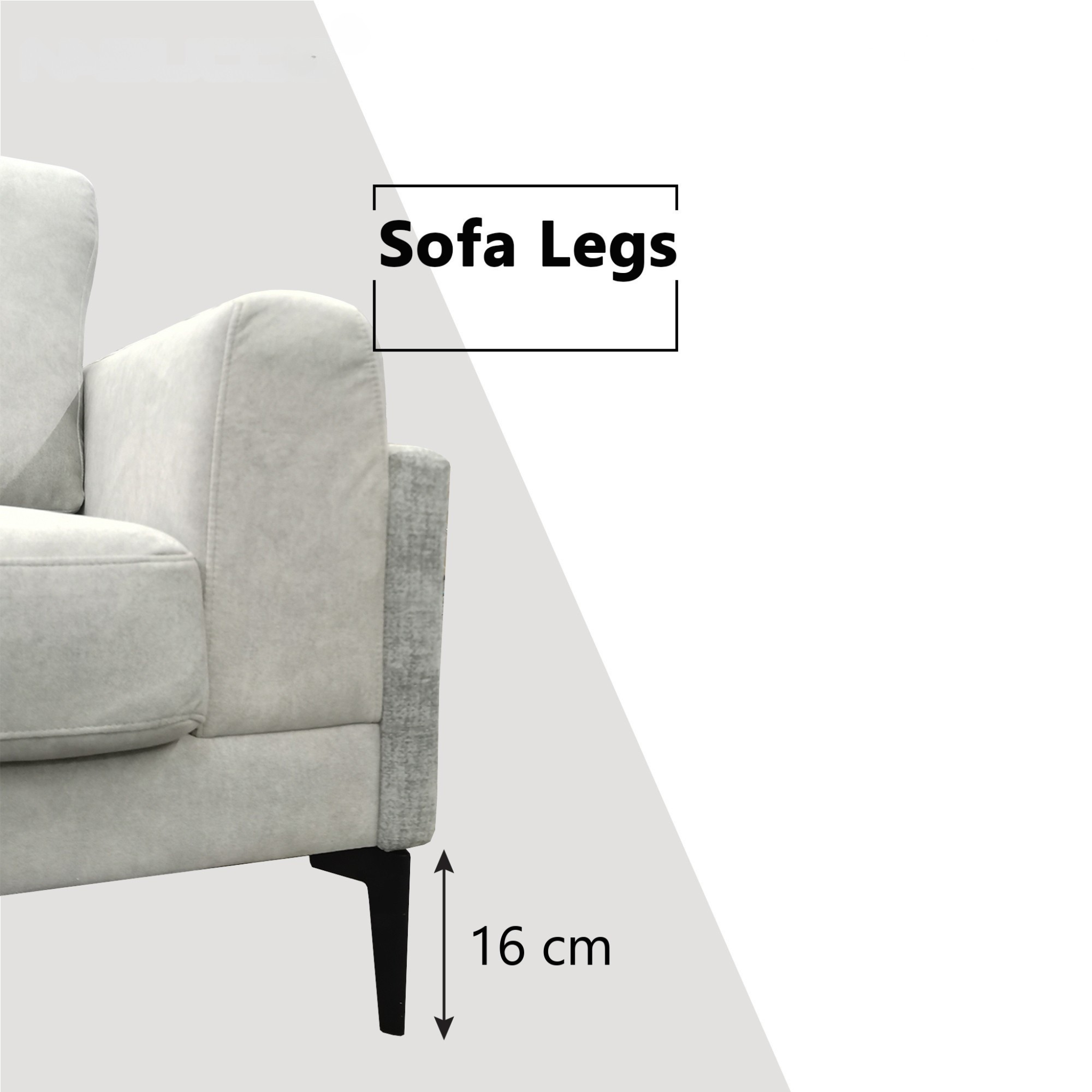 Auren Fabric Sofa by Esteller (Pet Friendly & Easy Clean)