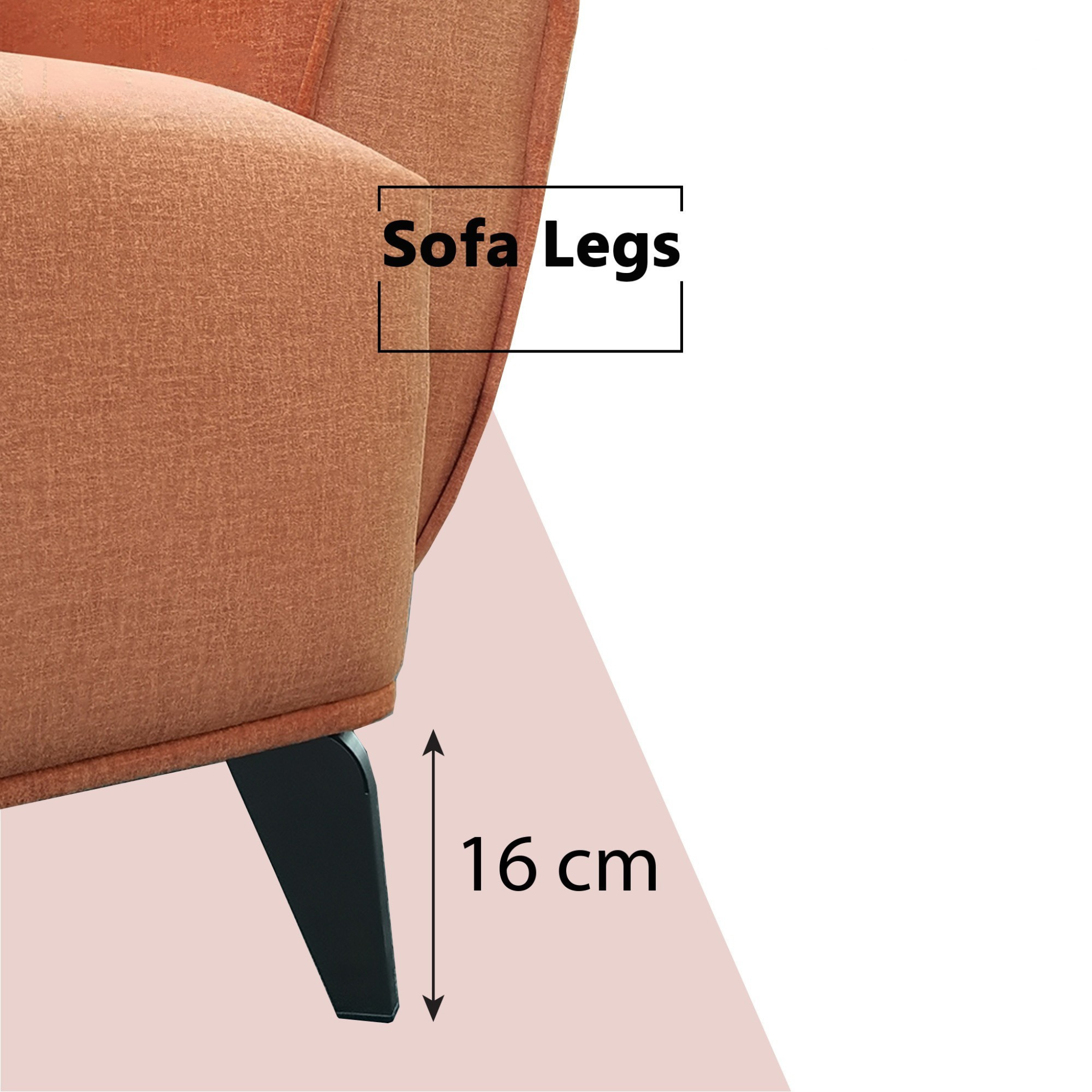 Rovan Fabric Sofa by Esteller (Pet Friendly & Easy Clean)