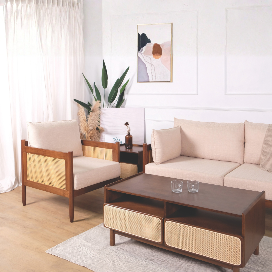 Regan Wooden Sofa