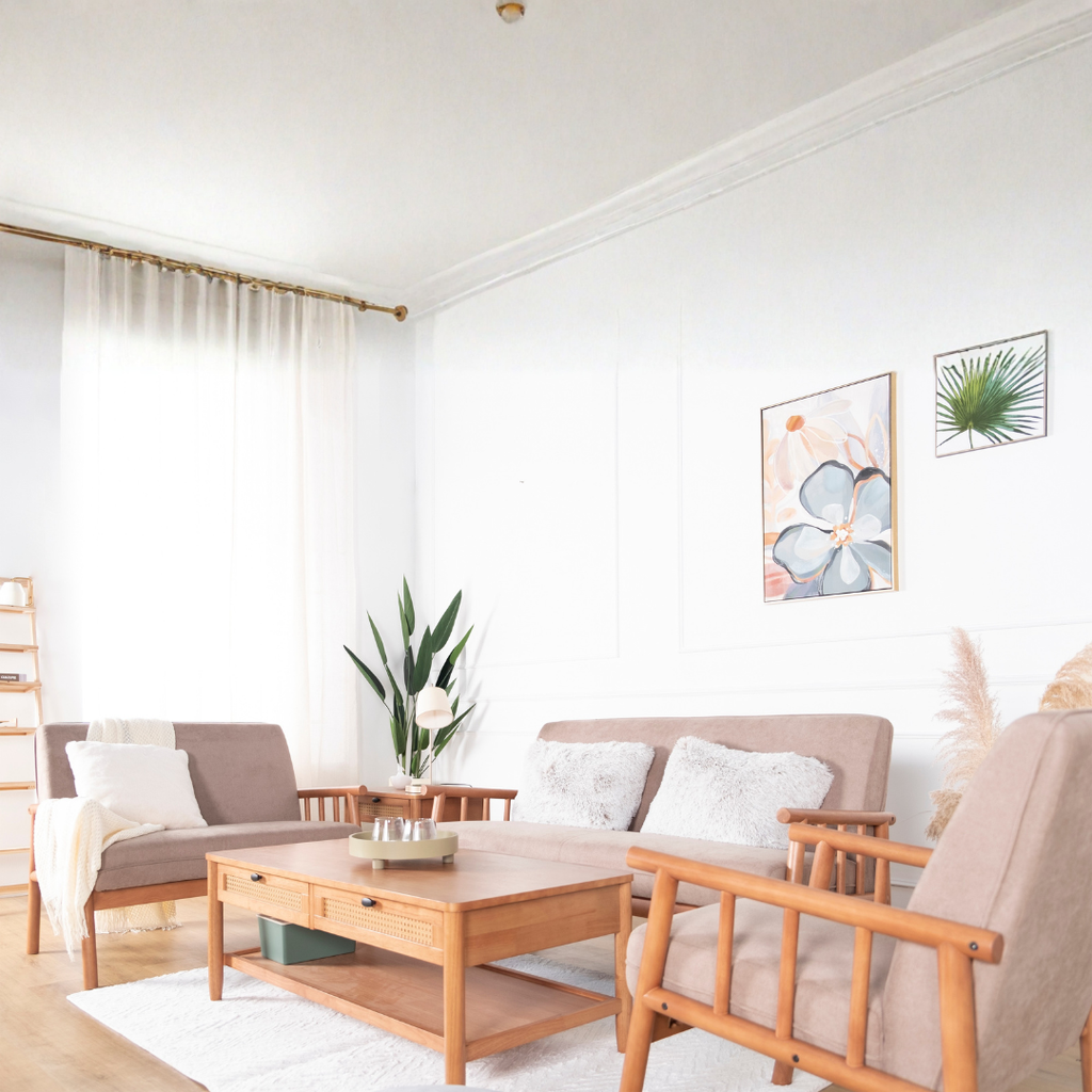 Qubine Wooden Sofa