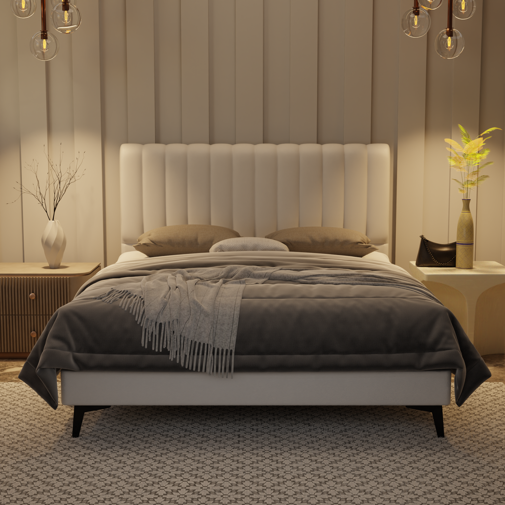 Delane Genuine Leather Divan Bed Frame by Esteller
