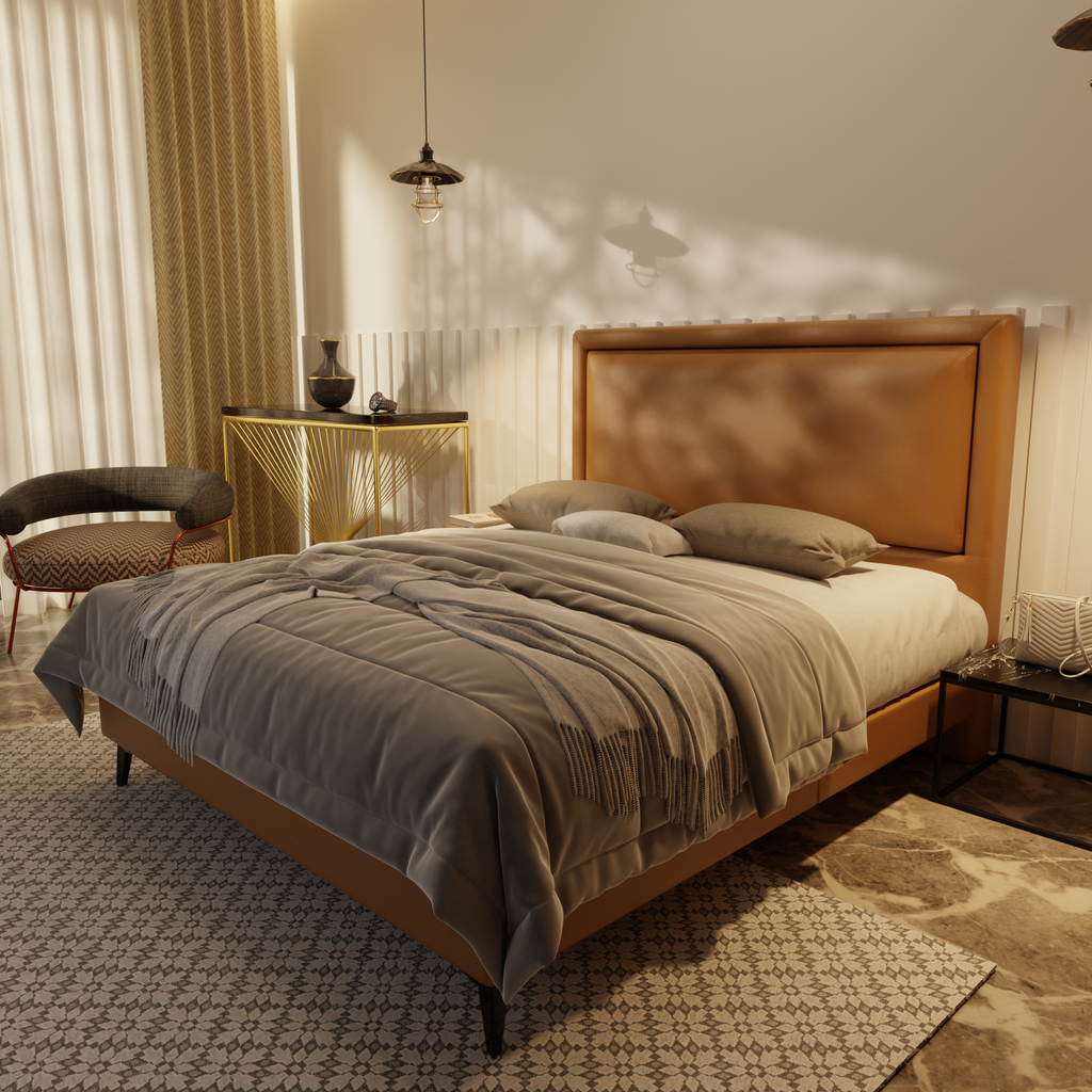 Jinny Genuine Leather Divan Bed Frame by Esteller