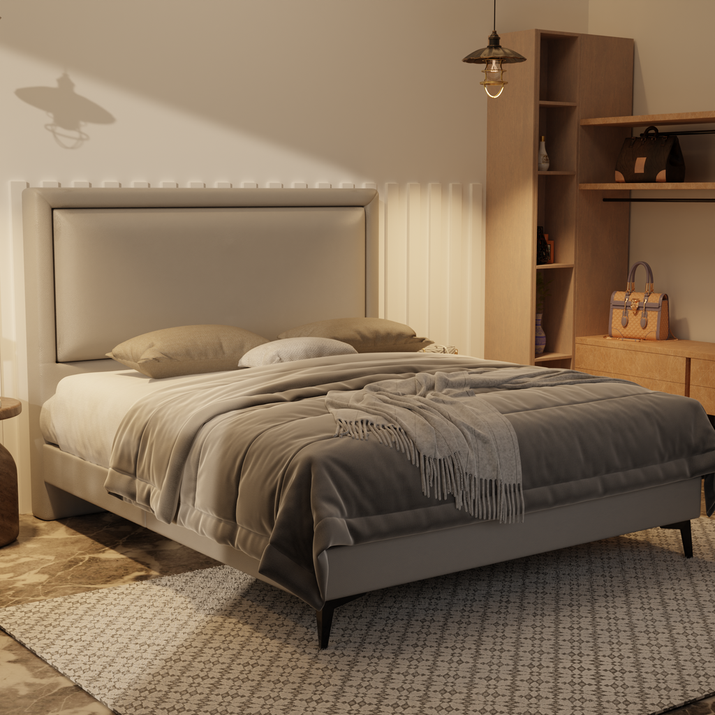 Jinny Genuine Leather Divan Bed Frame by Esteller