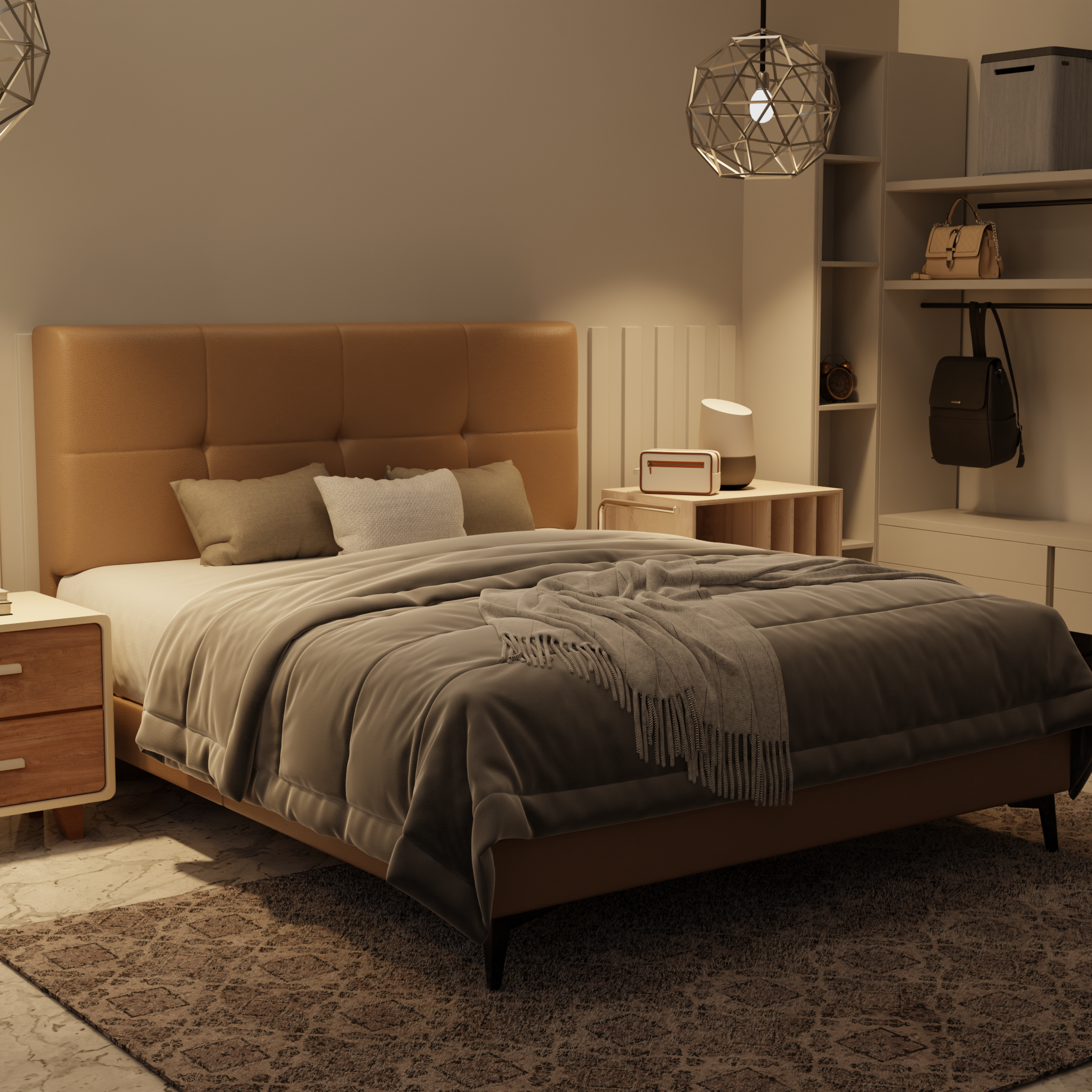 Koane Genuine Leather Divan Bed Frame by Esteller