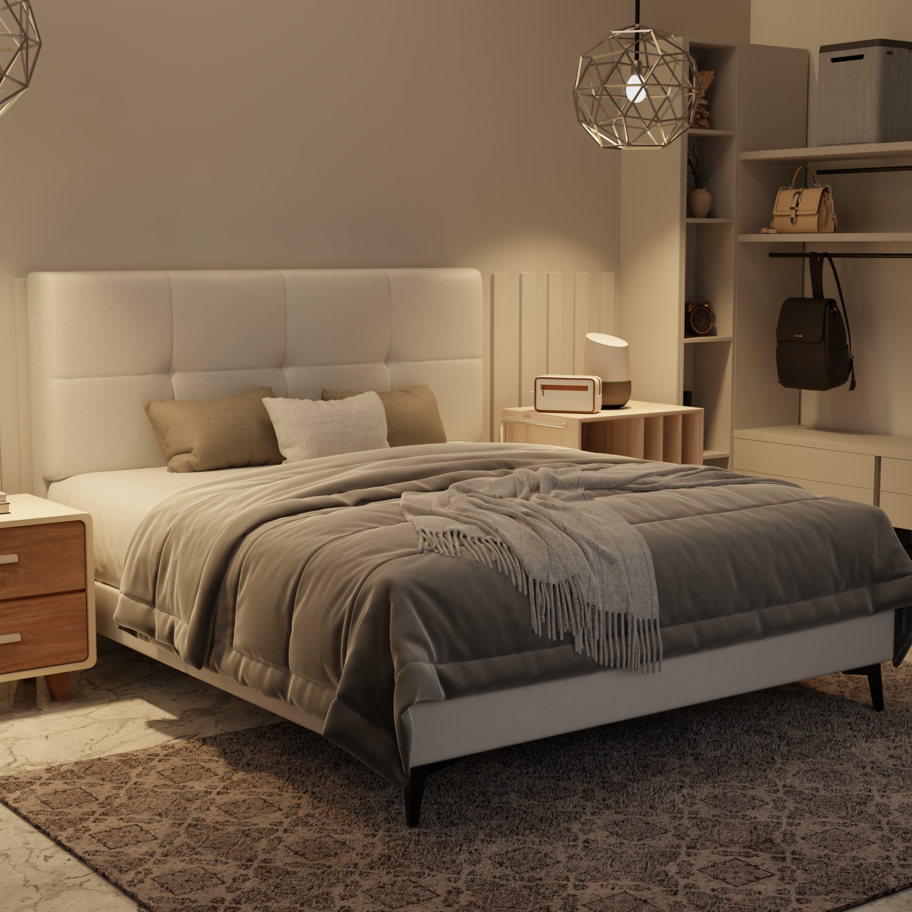 Koane Genuine Leather Divan Bed Frame by Esteller