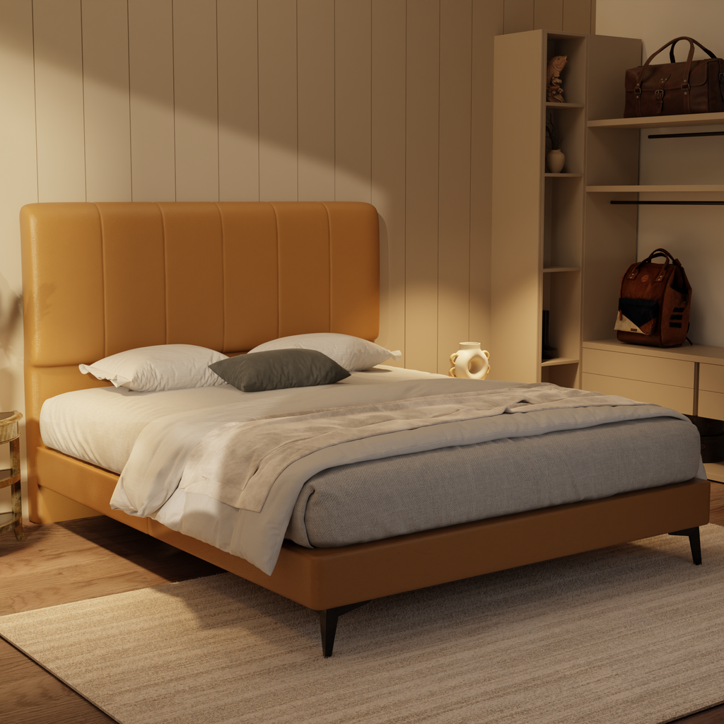 Joane Genuine Leather Divan Bed Frame by Esteller