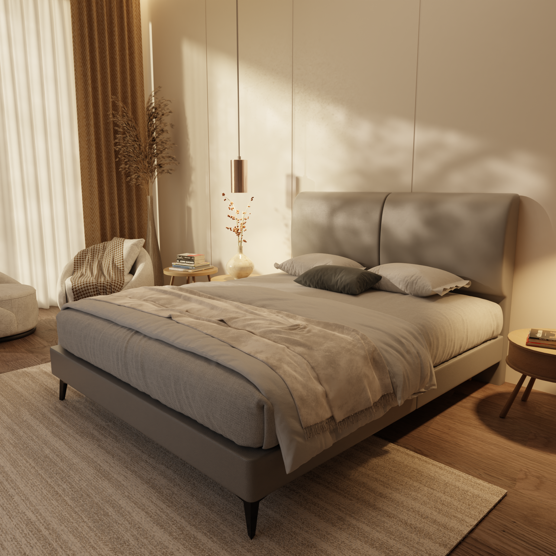 Gretelle Genuine Leather Divan Bed Frame by Esteller