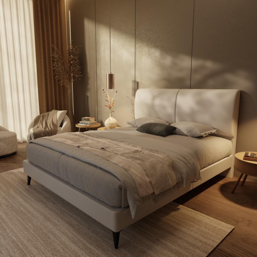 Gretelle Genuine Leather Divan Bed Frame by Esteller