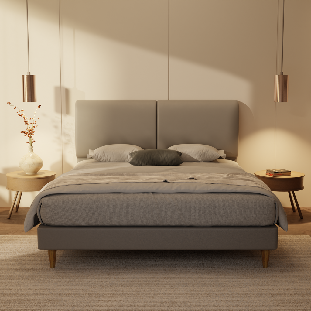 Sloane Genuine Leather Divan Bed Frame