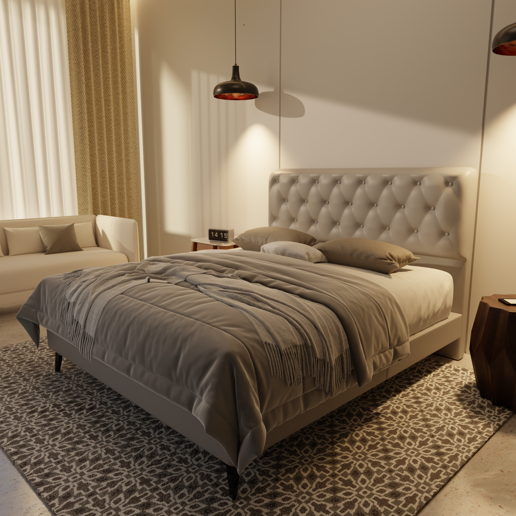 Wimble Genuine Leather Divan Bed Frame by Esteller