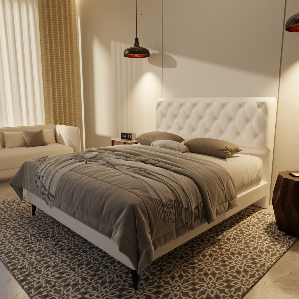 Wimble Genuine Leather Divan Bed Frame by Esteller