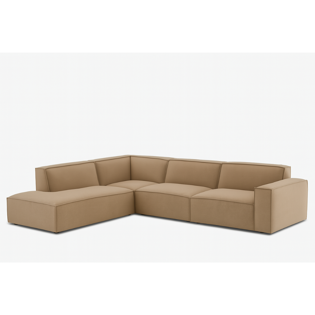 Giacomo Fabric 4 Seater Corner Sofa (Pet Friendly)