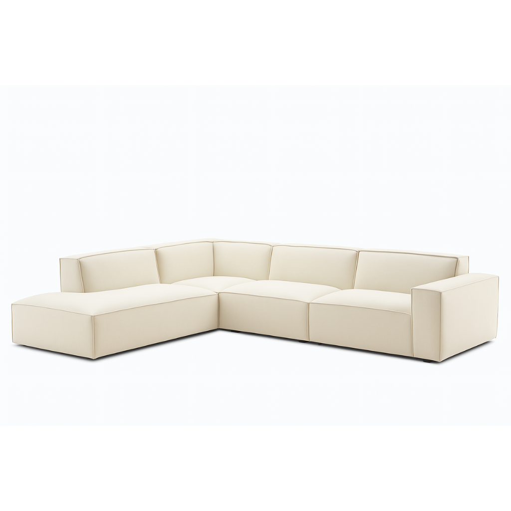 Giacomo Fabric 4 Seater Corner Sofa (Pet Friendly)