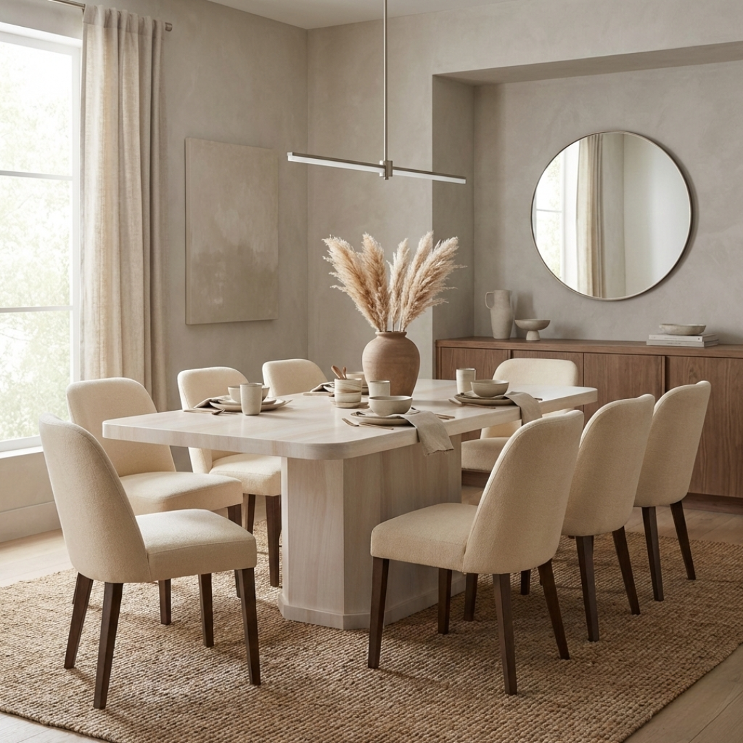 Velorum Marble Dining Table (1.5m, 1.8m, 2m)