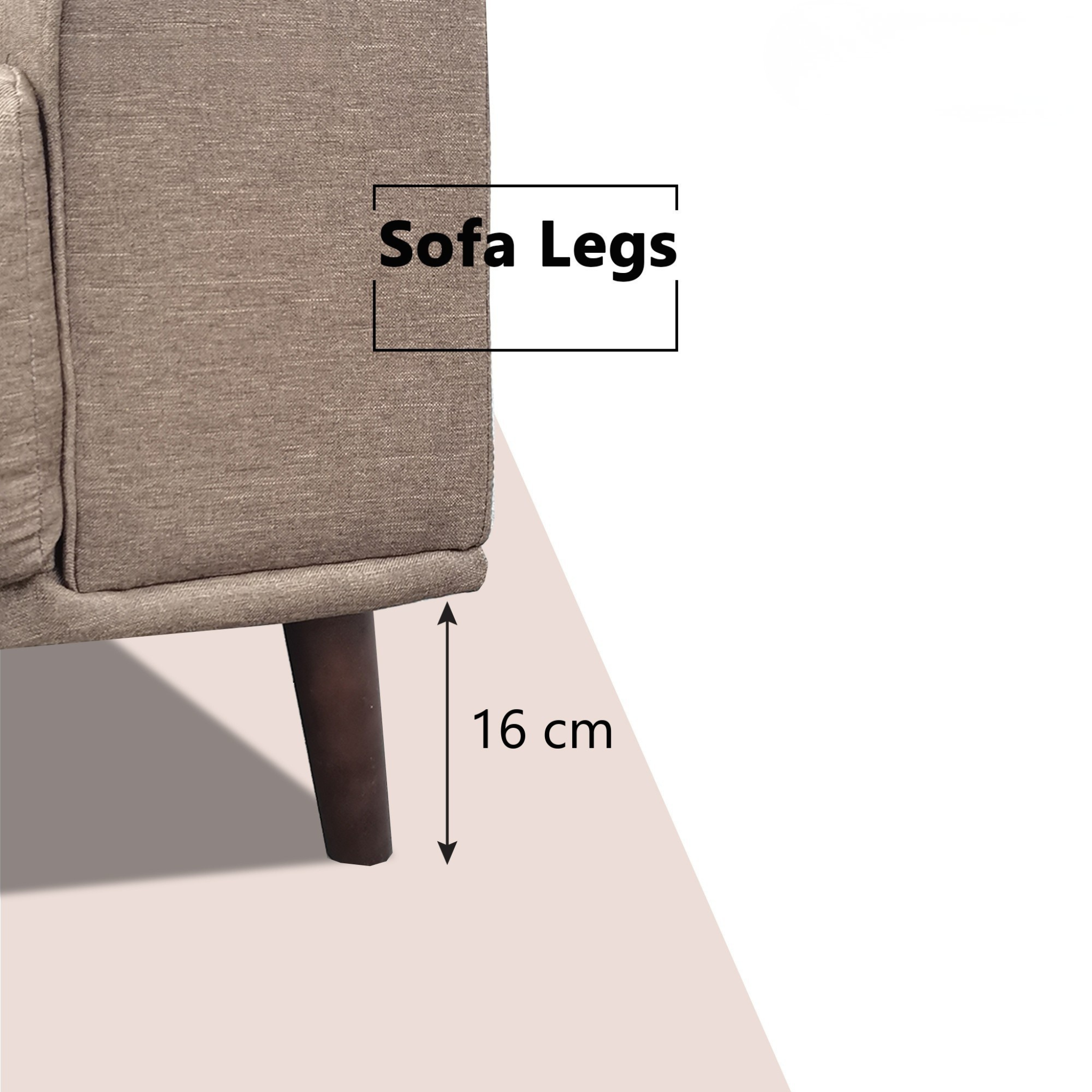 Loric Fabric Sofa by Esteller (Pet Friendly & Easy Clean)