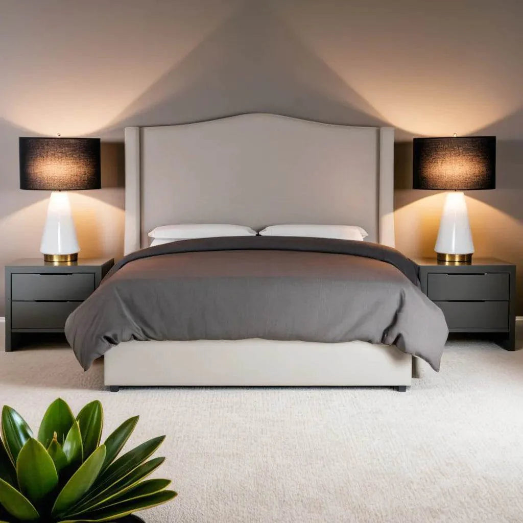 Adelina Belgium Fabric Bed Frame (Water Repellent)