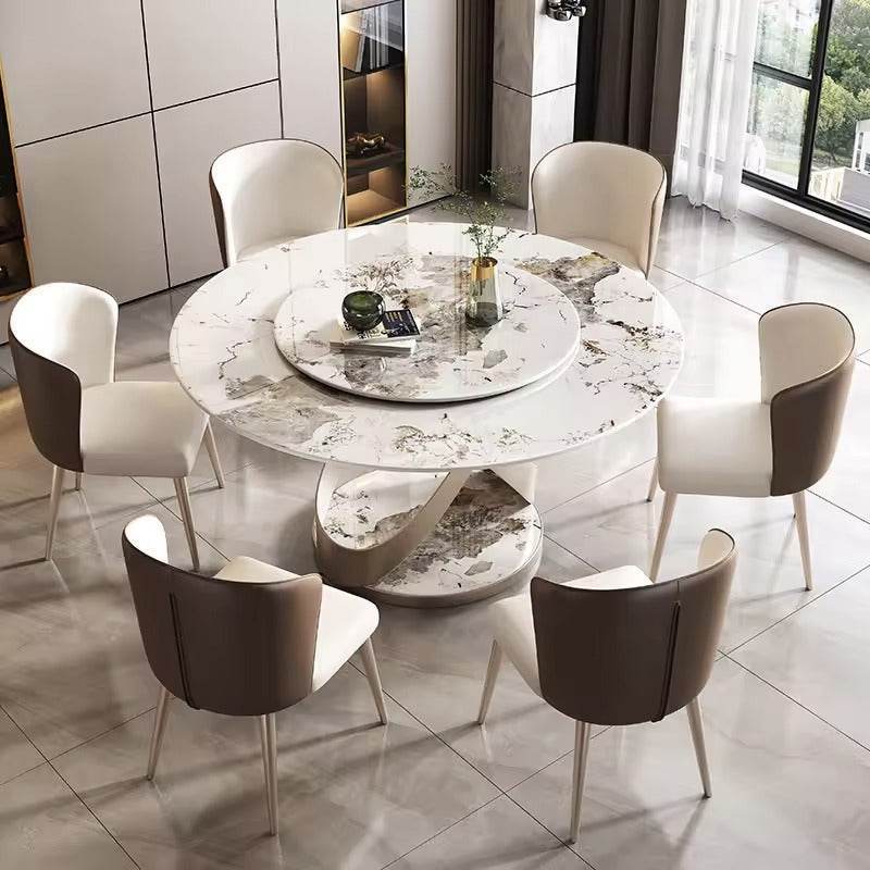 Algol Sintered Stone Round Dining Table