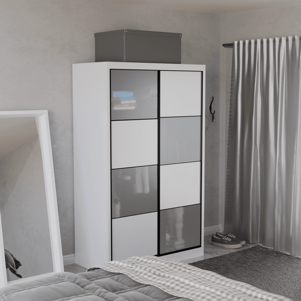 Angelina Modular Wardrobe (Frosted Glass)