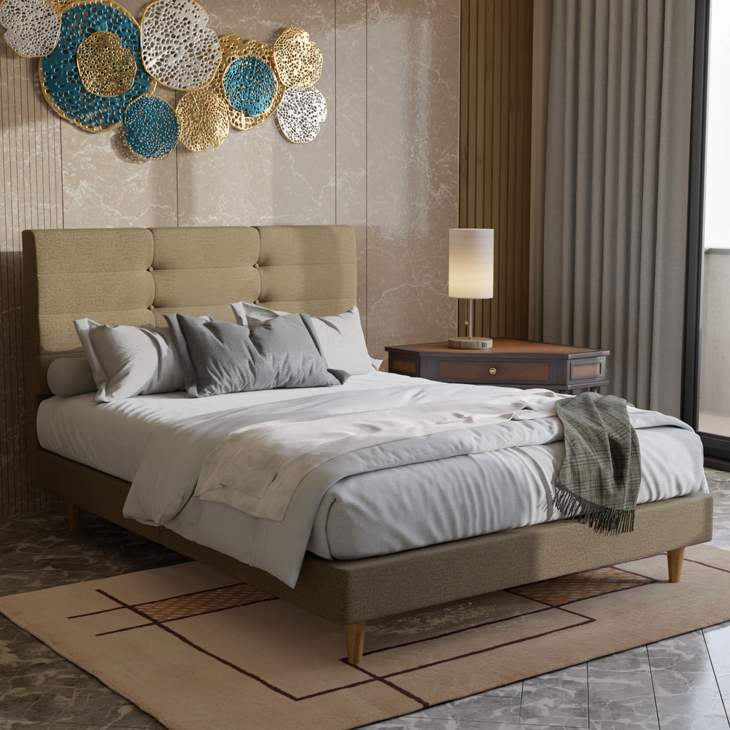 Arlen Fabric Bed Frame (Water Repellent)