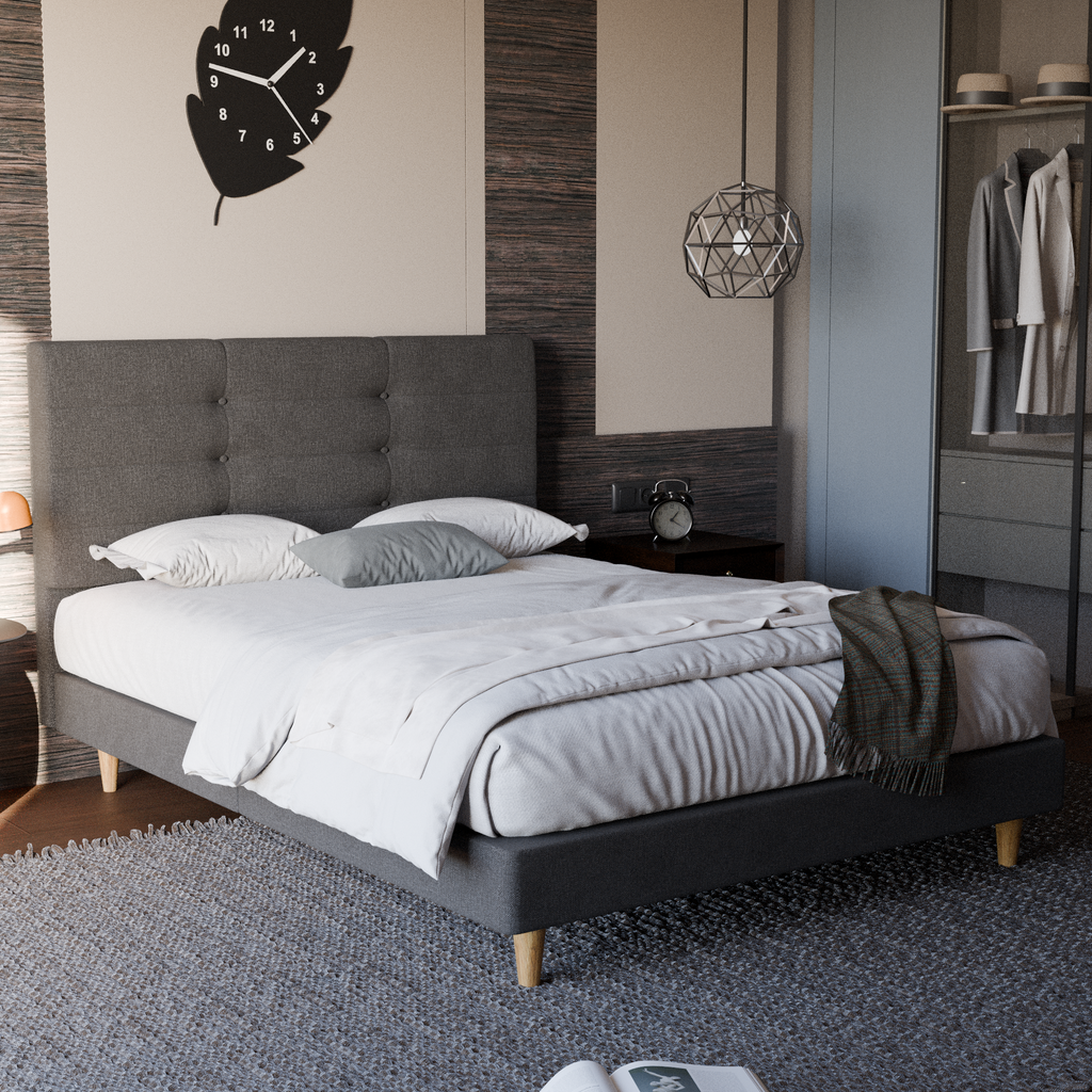 Arlen Fabric Bed Frame (Water Repellent)