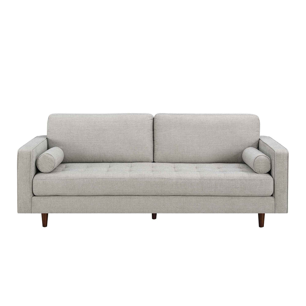 Ashla Grey Fabric Sofa