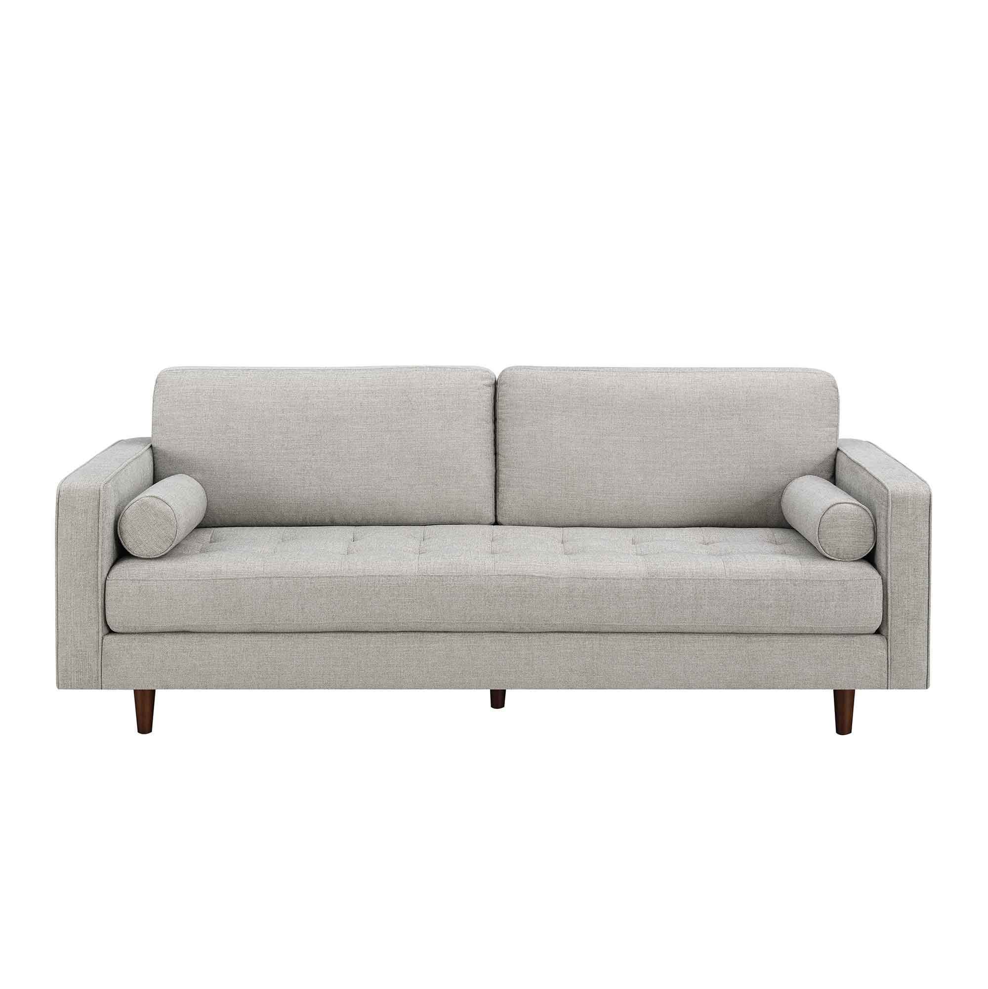 Ashla Grey Fabric Sofa