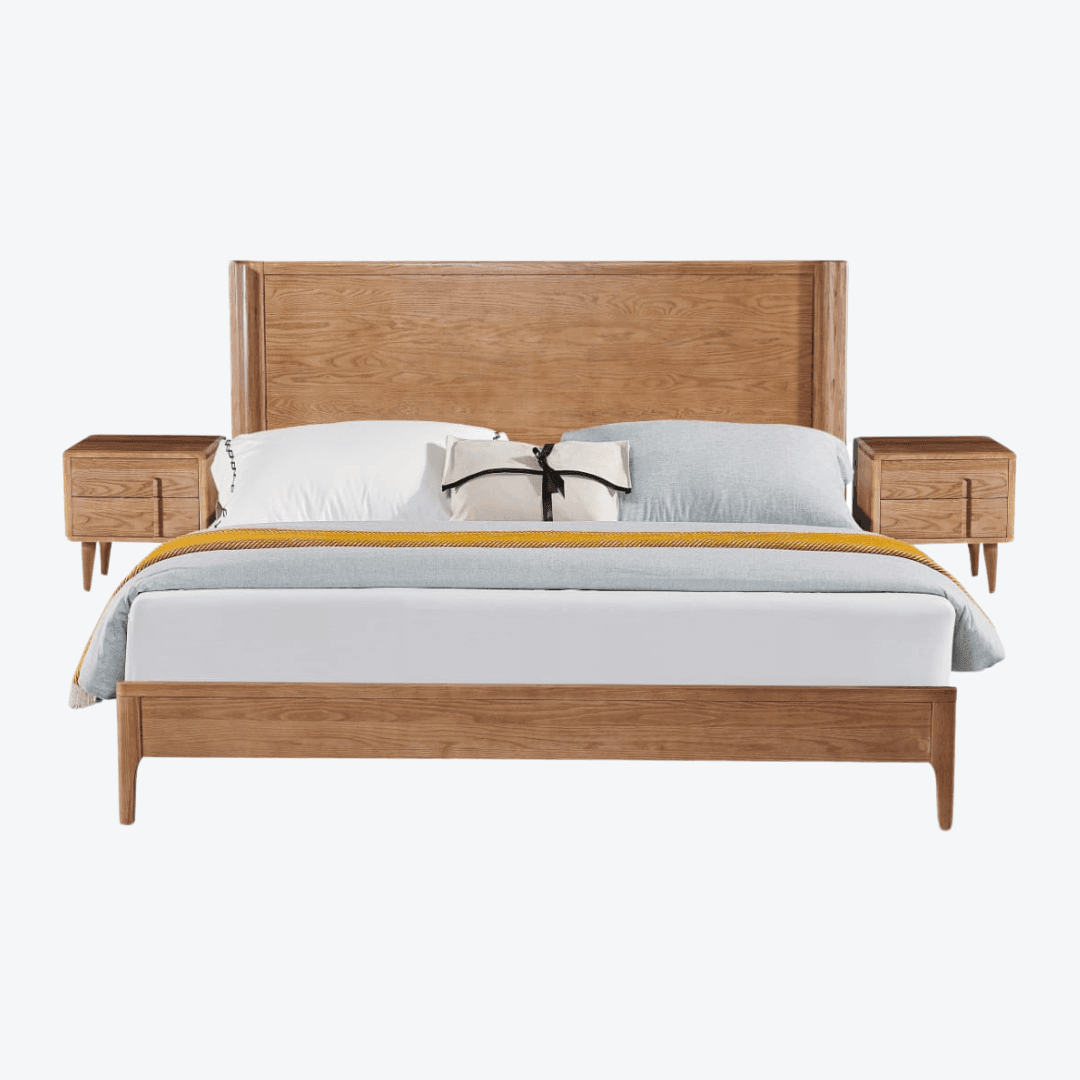 Astrid Ash Wood Bed Frame