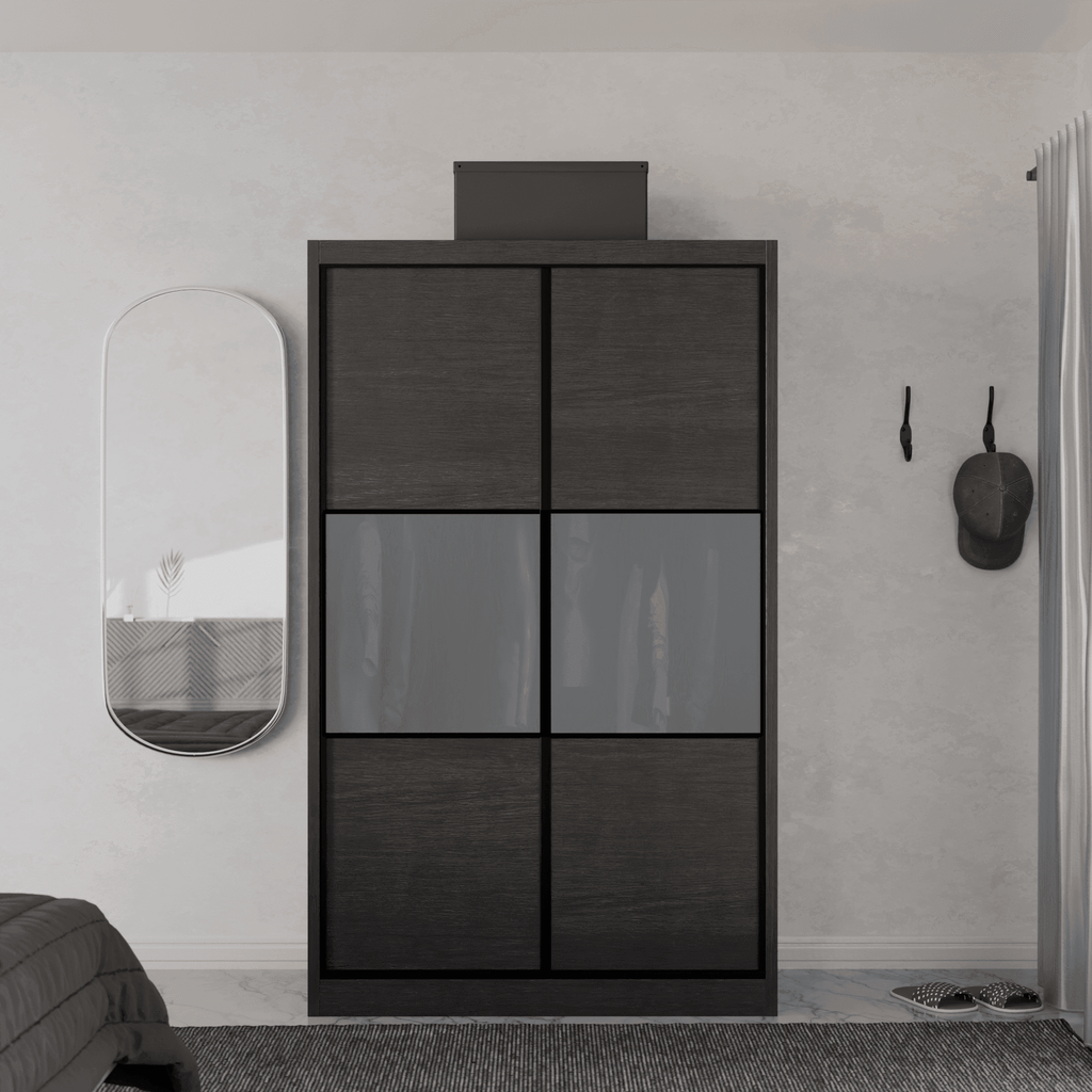 Audrey Modular Wardrobe (Frosted Glass)