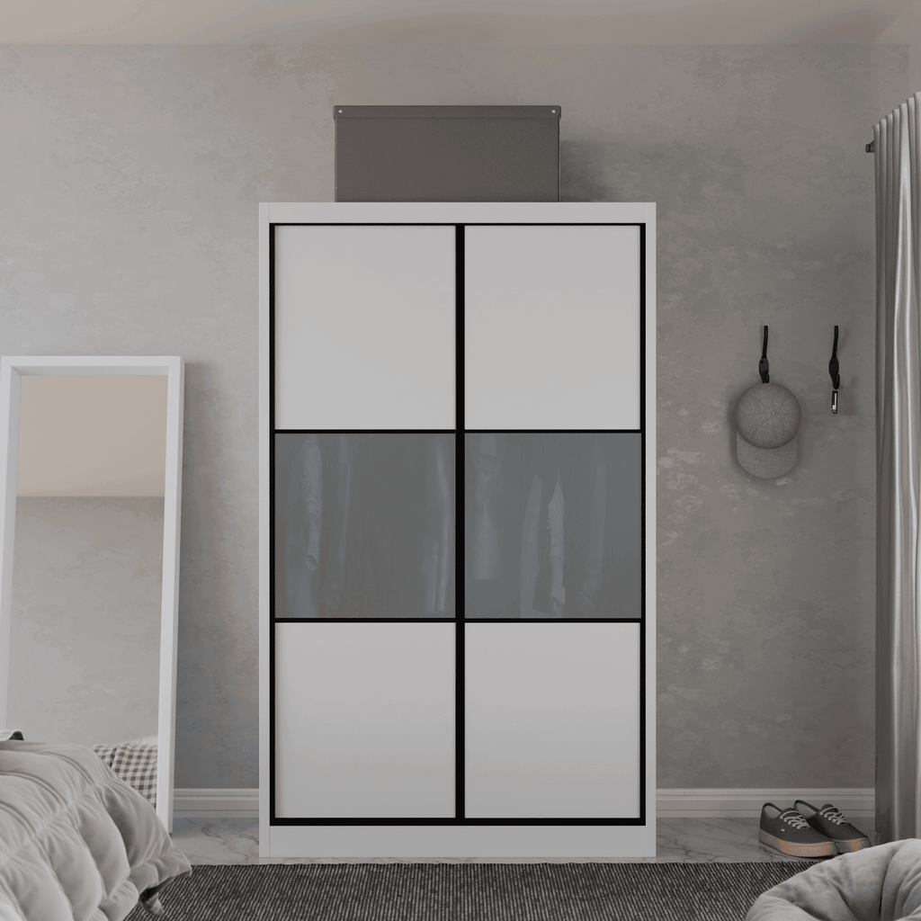 Audrey Modular Wardrobe (Frosted Glass)