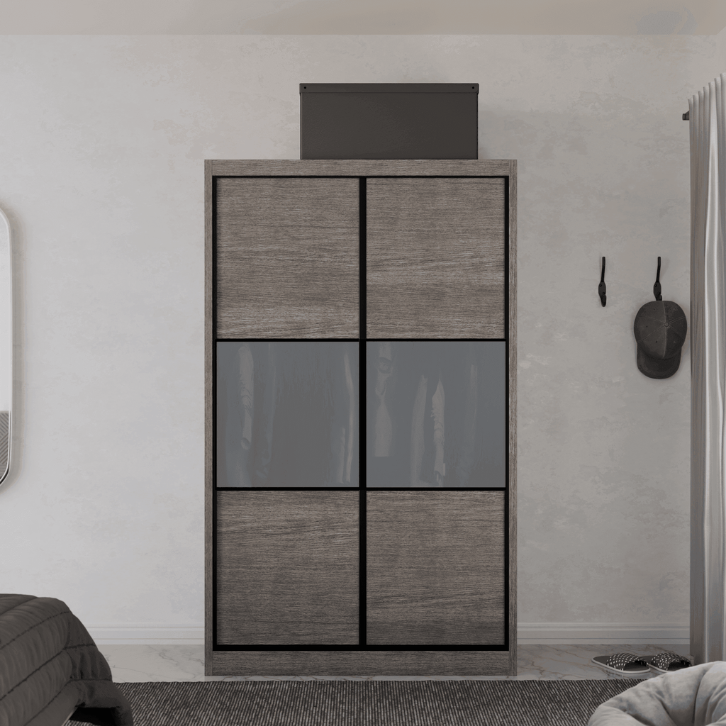 Audrey Modular Wardrobe (Frosted Glass)