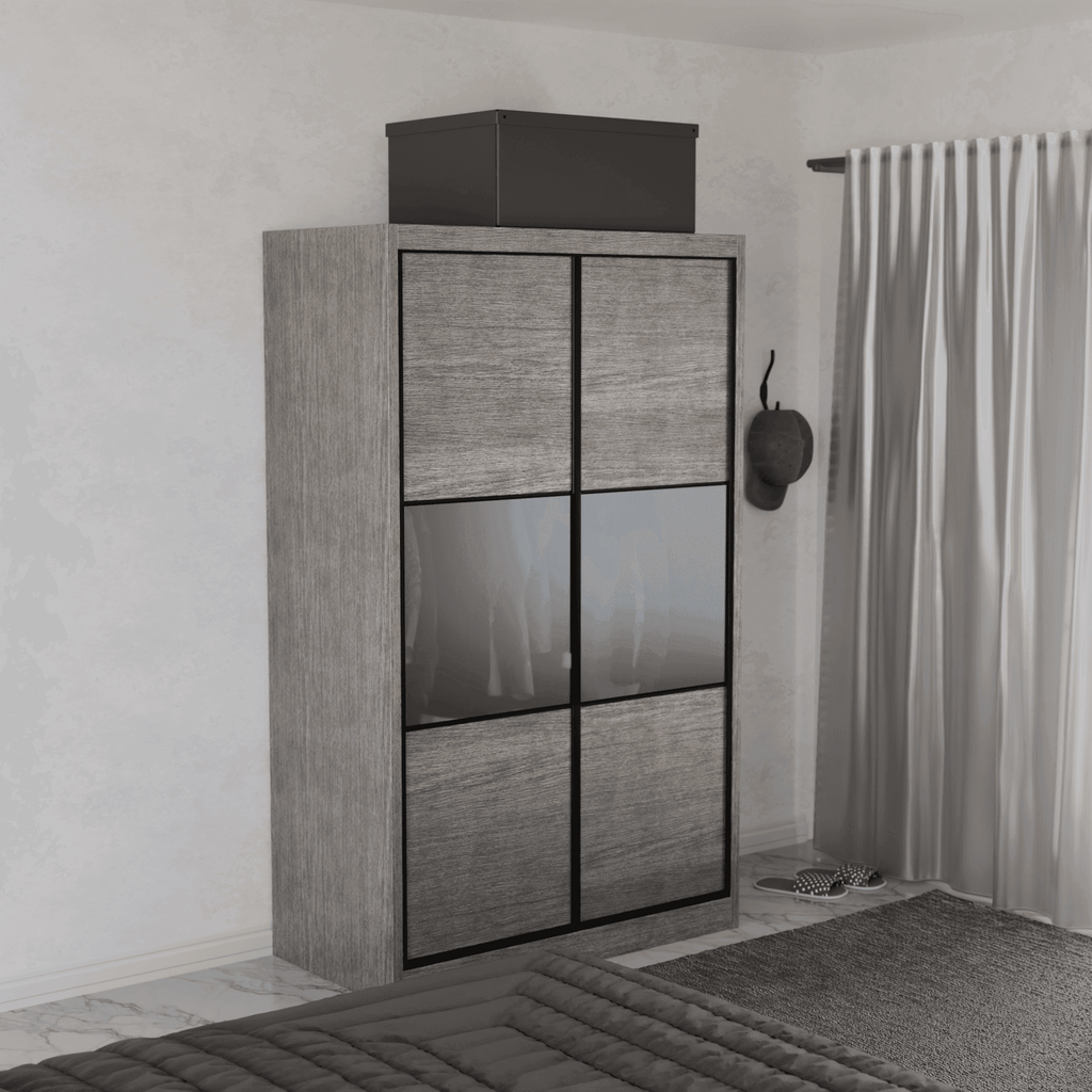 Audrey Modular Wardrobe (Frosted Glass)