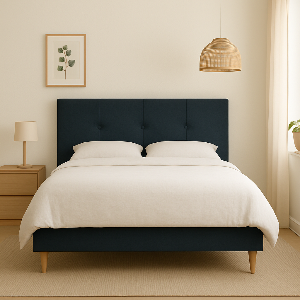 Azure Fabric Bed Frame (Water Repellent)
