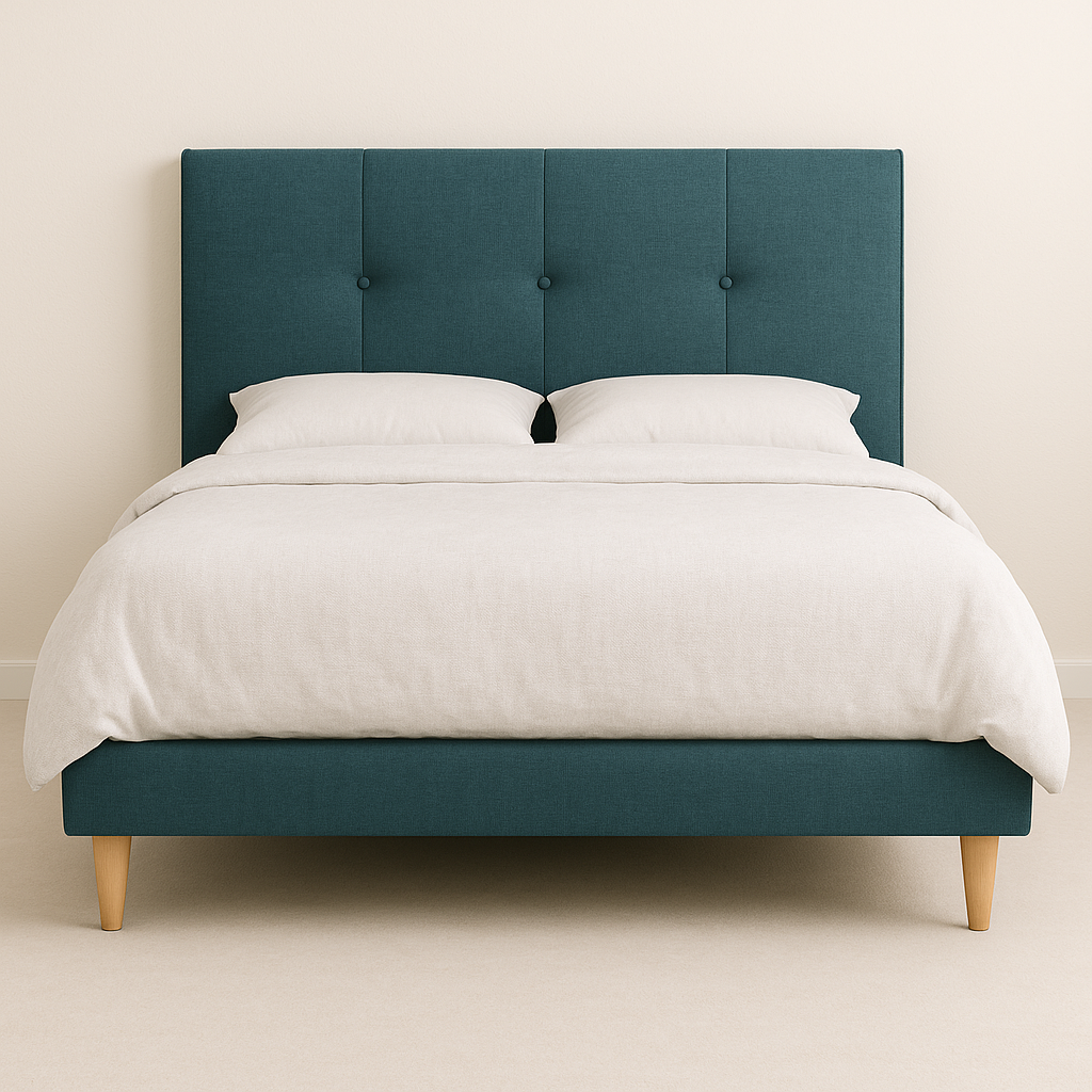 Azure Fabric Bed Frame (Water Repellent)