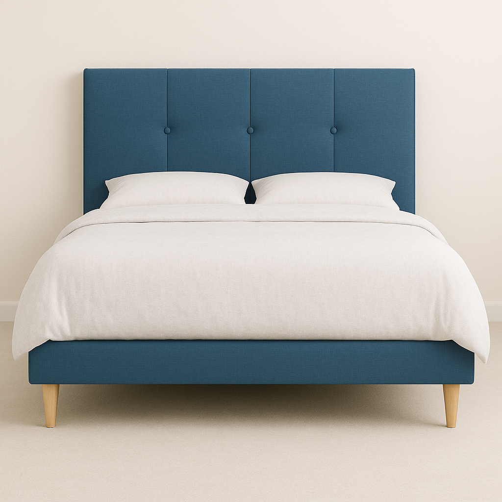 Azure Fabric Bed Frame (Water Repellent)