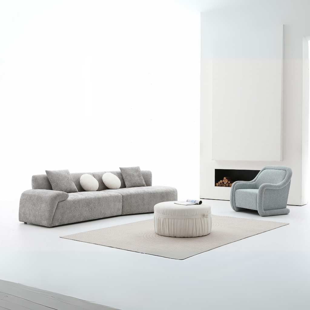 Mariel Sectional Fabric Sofa