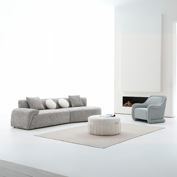Mariel Sectional Fabric Sofa