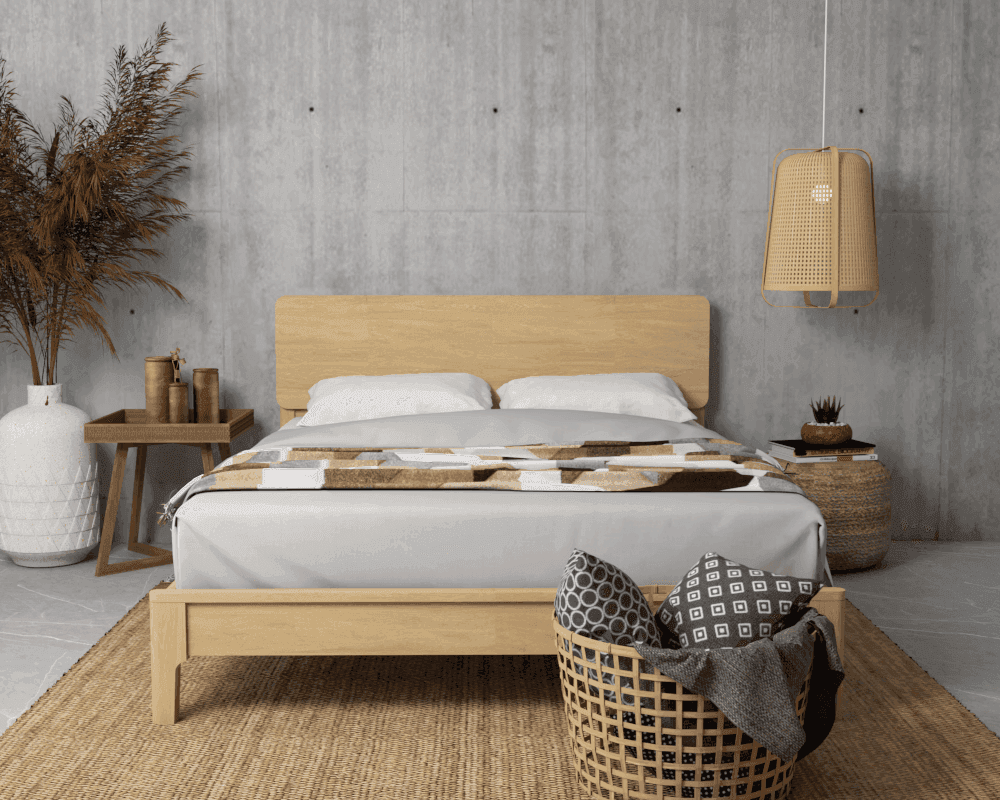 Baxter Ash Wood Bed