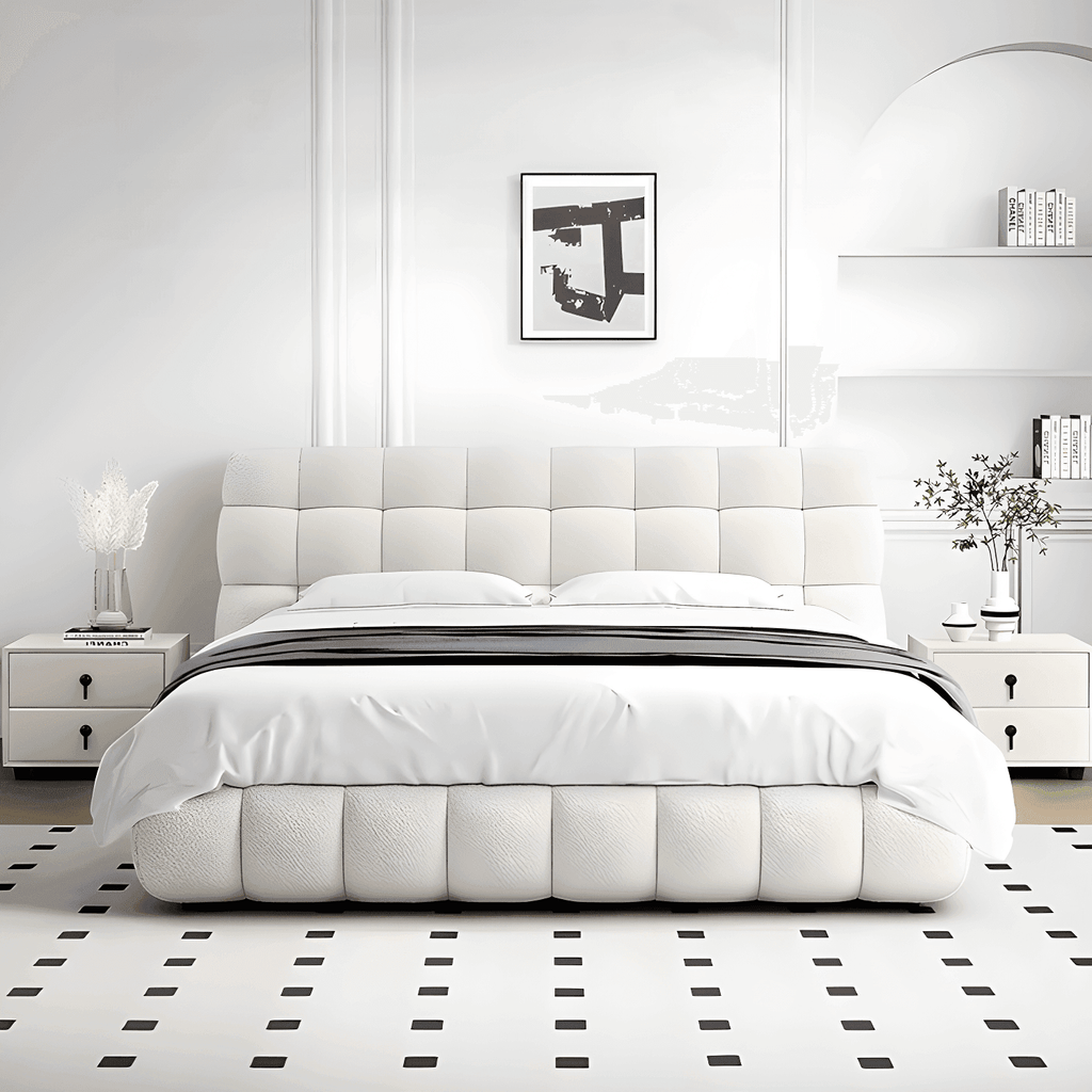 Bella Teddy Fabric Bed Frame by Esteller